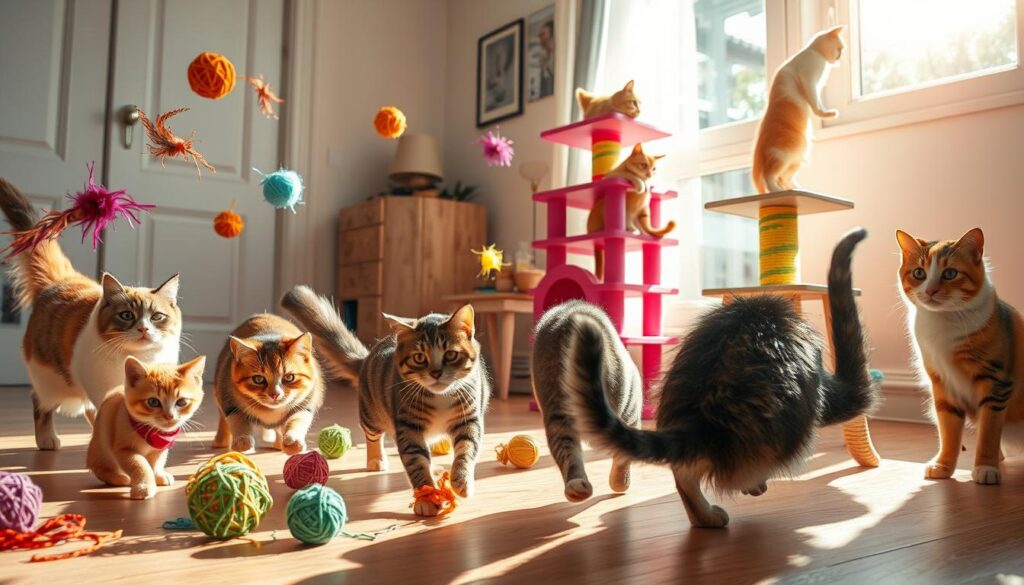 playtime for cats